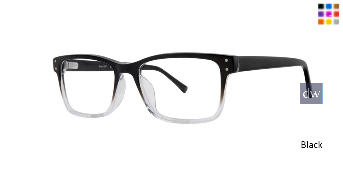 Black Comfort Flex Miller  Eyeglasses.