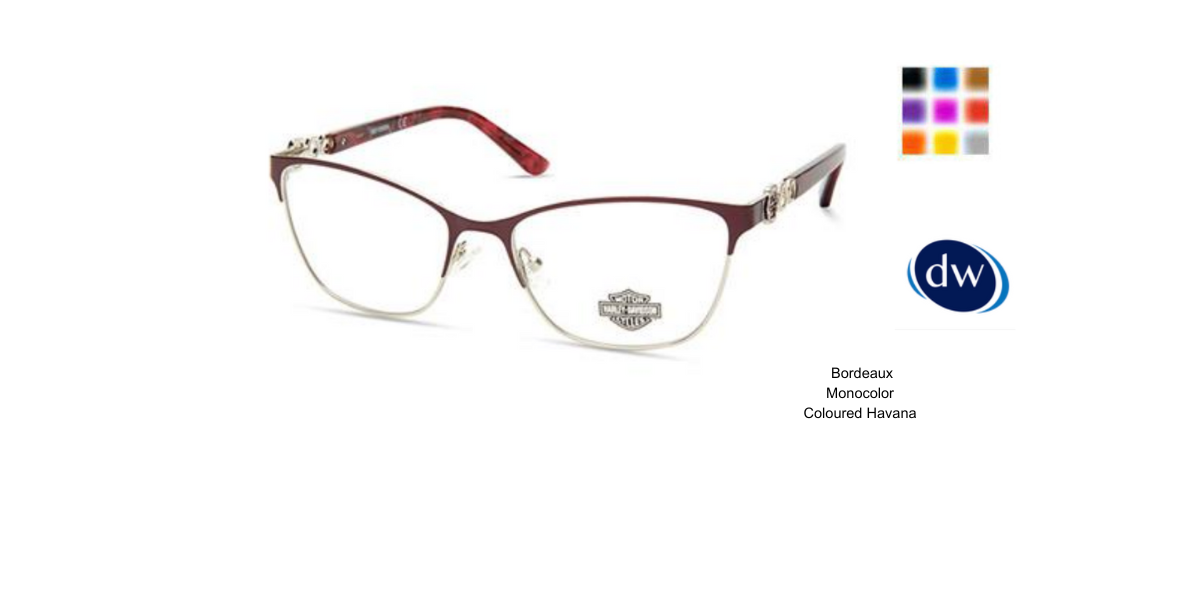 Bordeaux Monocolor Coloured Havana