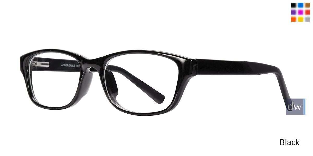 Black Affordable Designs Cora Eyeglasses