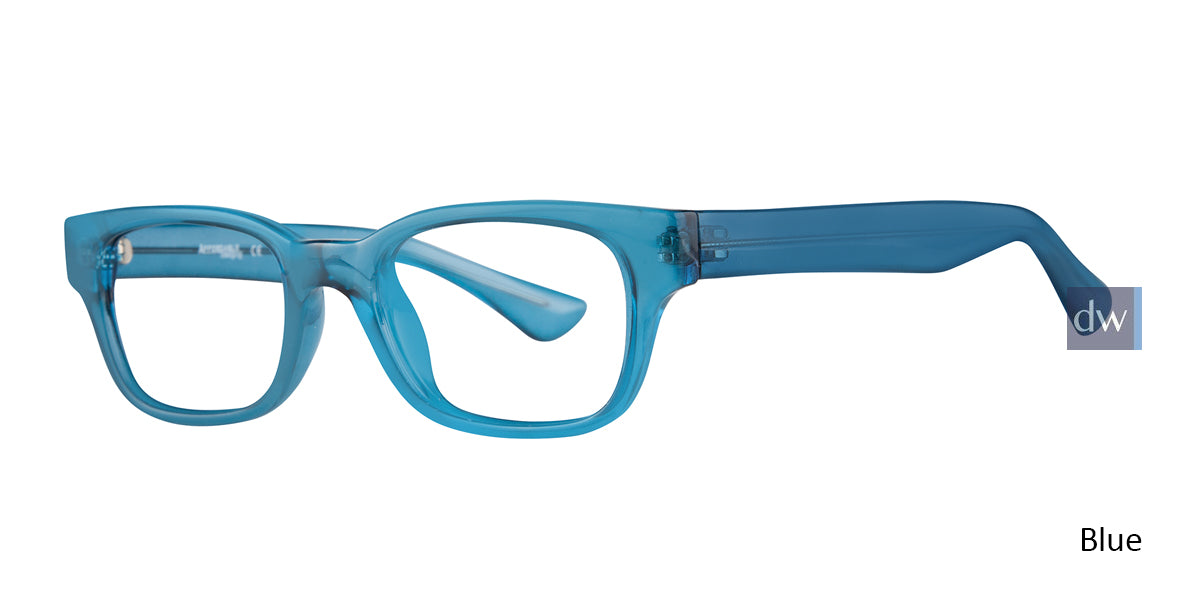 Blue Affordable Designs Corvette Eyeglasses.
