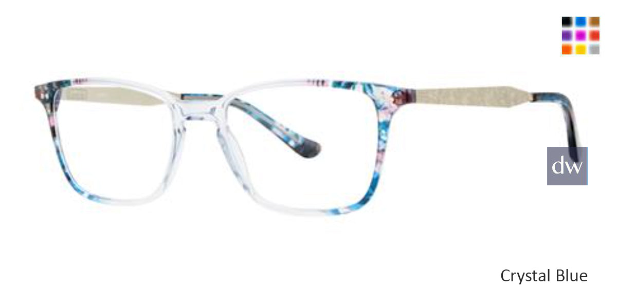 Crystal Blue Kensie RX respect Eyeglasses.