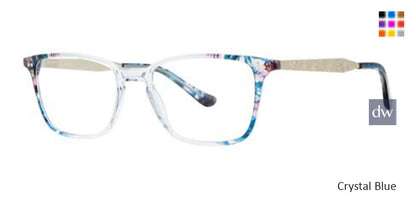 Crystal Blue Kensie RX respect Eyeglasses.