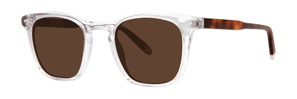 Original Penguin The Long men's square acetate sunglasses in Crystal — polarized