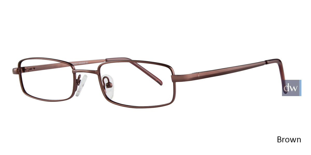 Brown Affordable Designs Curtis Eyeglasses.