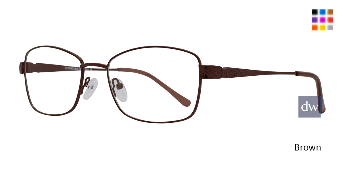 Brown Affordable Designs Cyd Eyeglasses