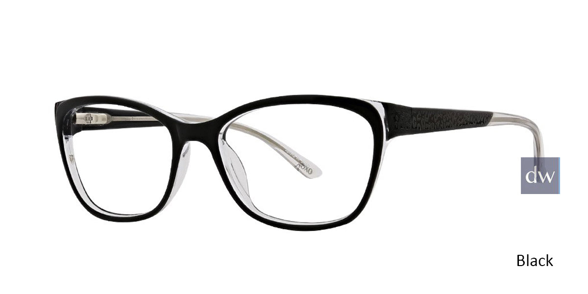 Black Xoxo Cyprus Eyeglasses.
