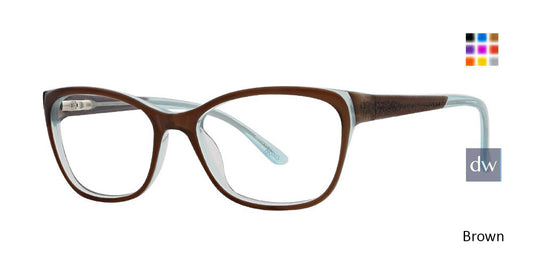 Brown Xoxo Cyprus Eyeglasses.