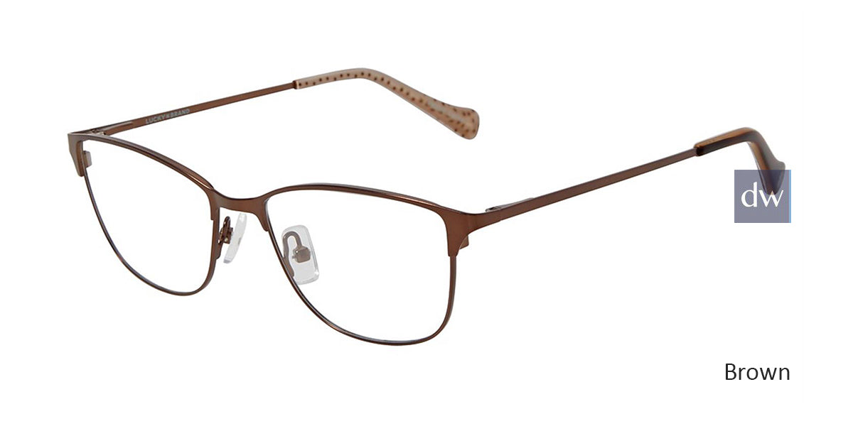 Brown Lucky Brand D113 Eyeglasses.