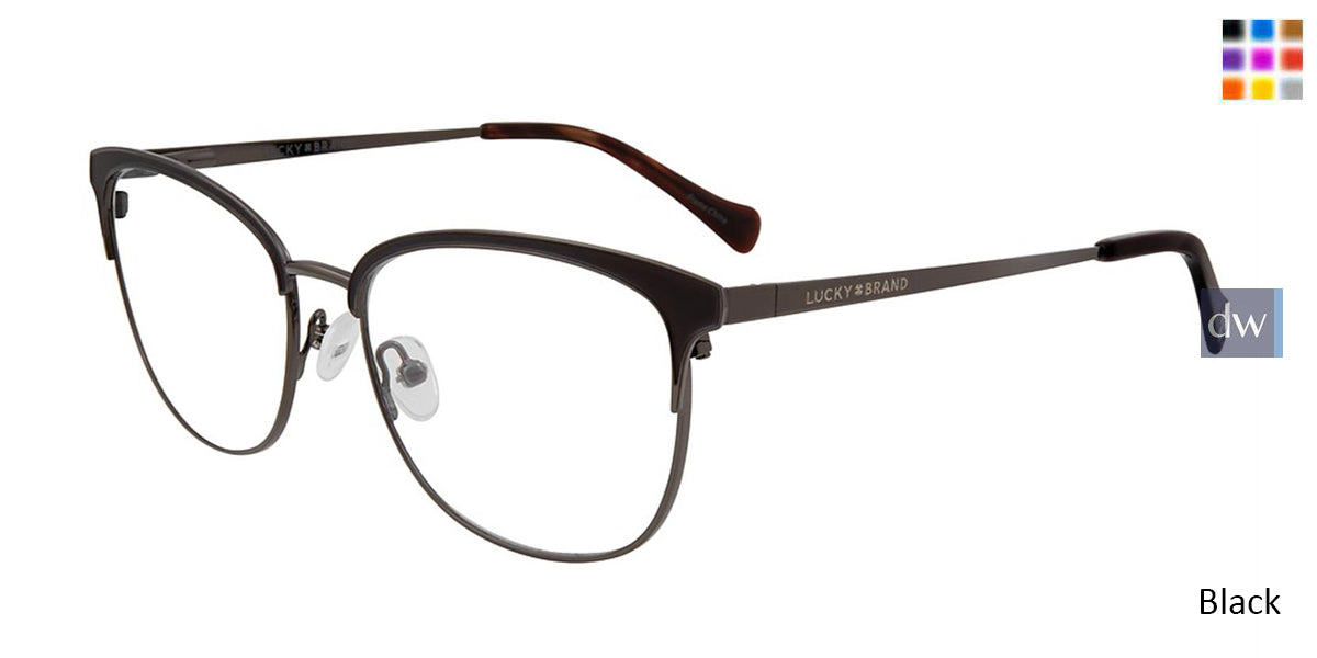 Black Lucky Brand D115 Eyeglasses.