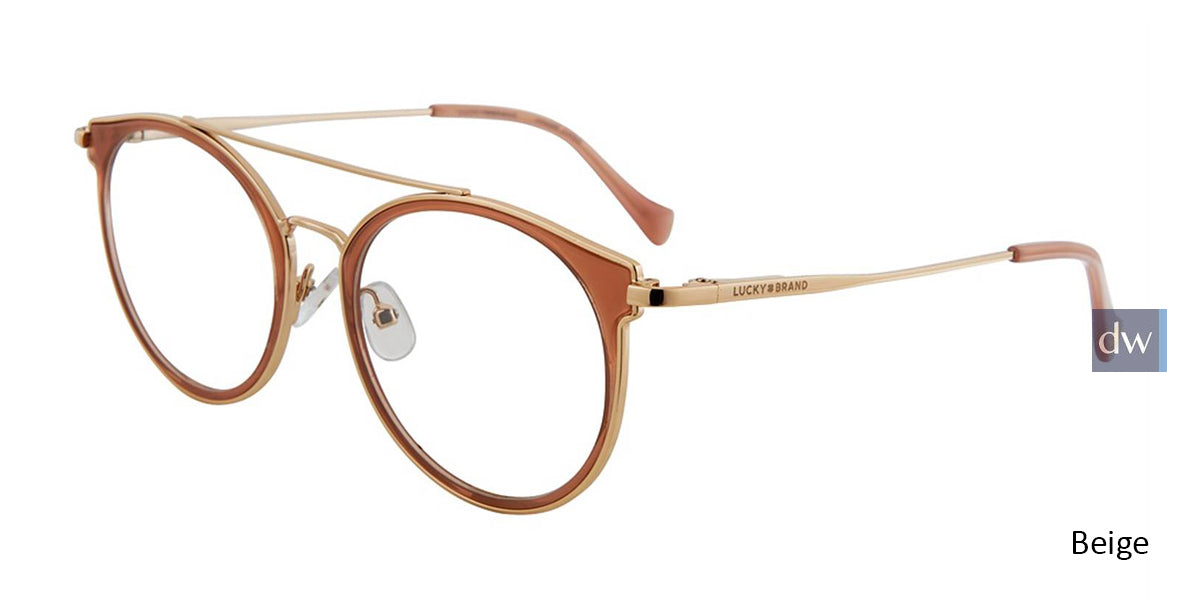 Beige Lucky Brand D117 Eyeglasses