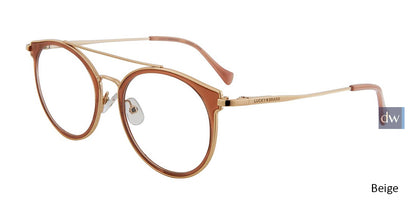 Beige Lucky Brand D117 Eyeglasses