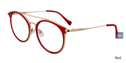 Red Lucky Brand D117 Eyeglasses.