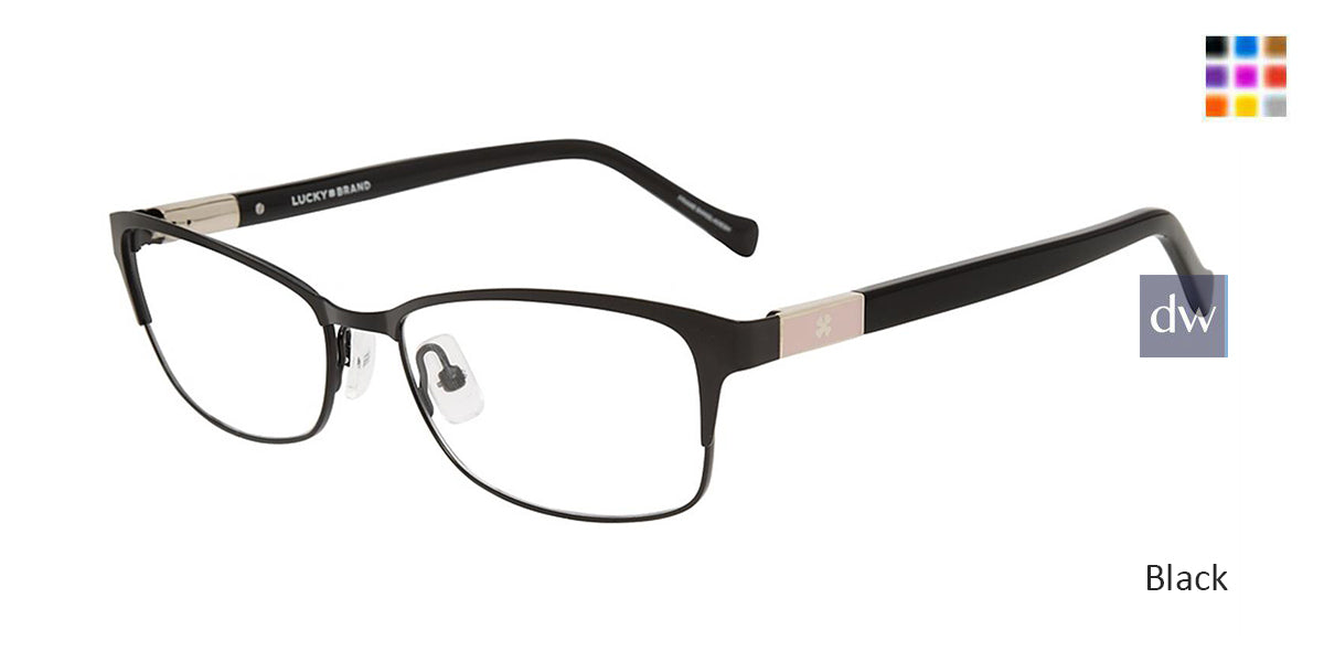 Black Lucky Brand D119 Eyeglasses.