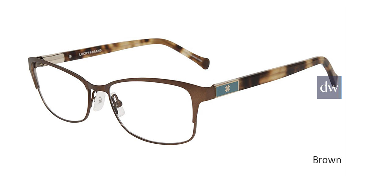 Brown Lucky Brand D119 Eyeglasses.
