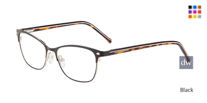 Black Lucky Brand D120 Eyeglasses.