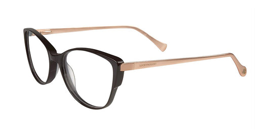 Black Lucky Brand D209 Eyeglasses.