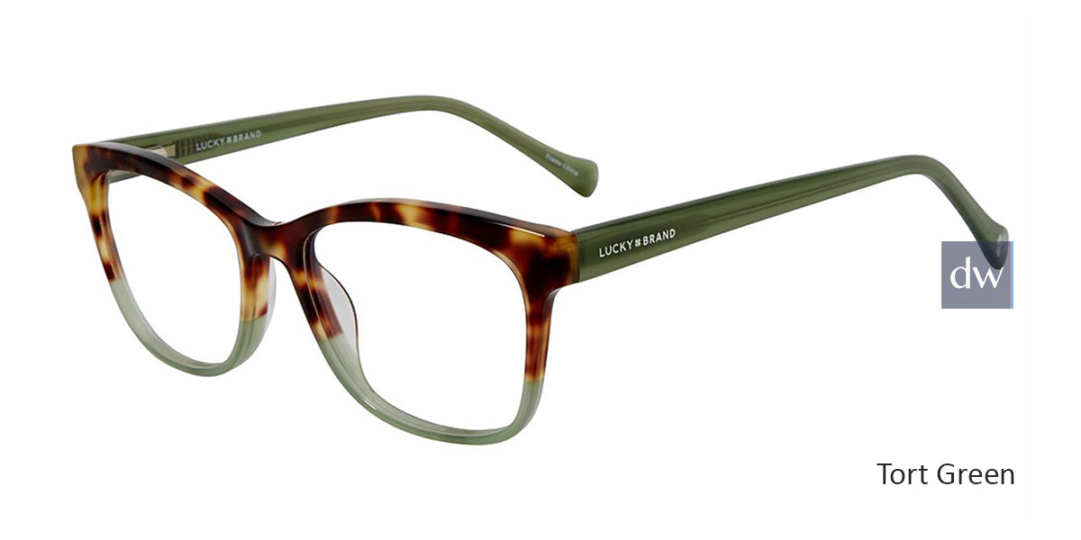 Tort Green Lucky Brand D218 Eyeglasses.