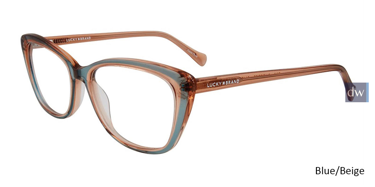 Blue/Beige Lucky Brand D219 Eyeglasses.