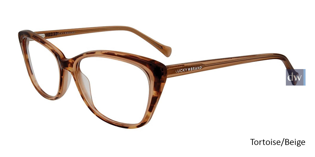 Tortoise/Beige Lucky Brand D219 Eyeglasses.