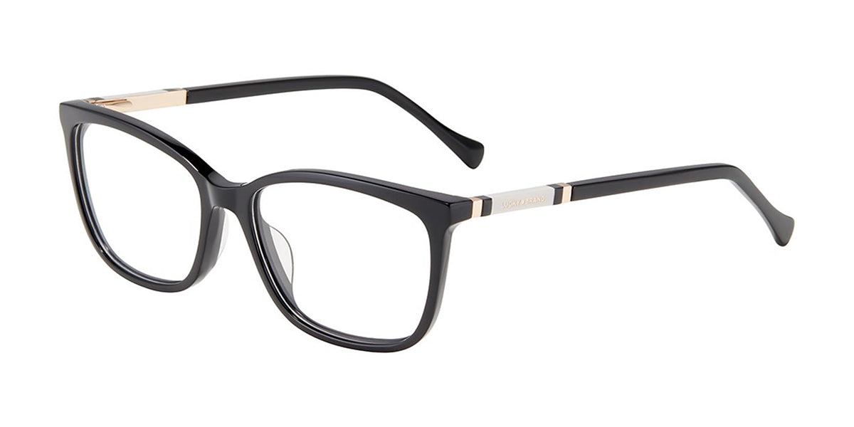 Black Lucky Brand D225 Eyeglasses.