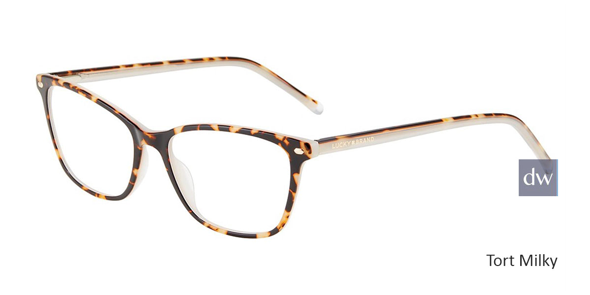 Tort Milky Lucky Brand D227 Eyeglasses.