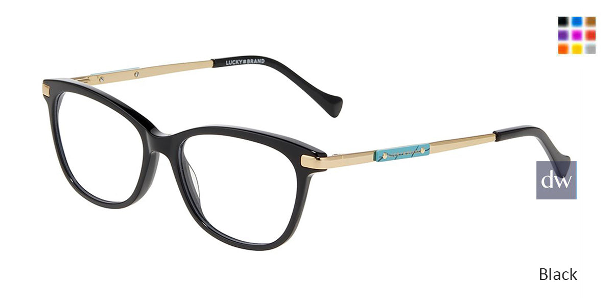 Black Lucky Brand VLBD231 Eyeglasses.