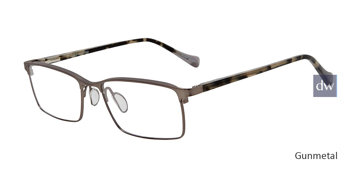 Gunmetal Lucky Brand D311 Eyeglasses.