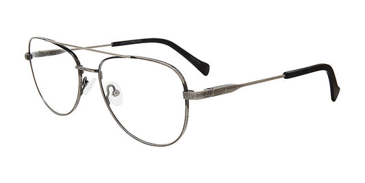 Gunmetal Lucky Brand D313 Eyeglasses.