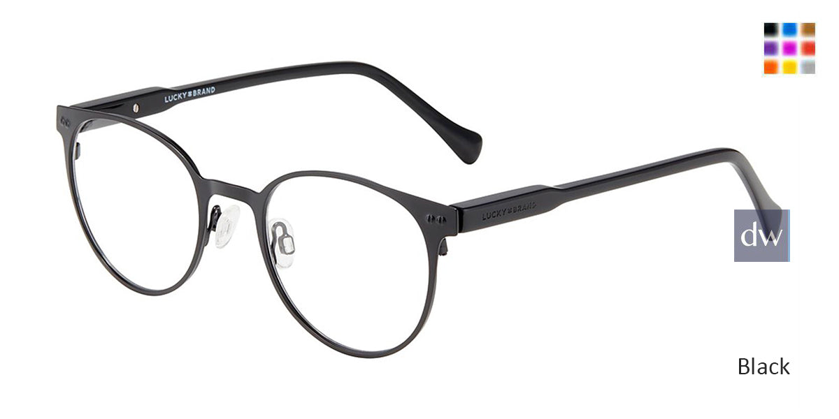 Black Lucky Brand D314 Eyeglasses - Teenager