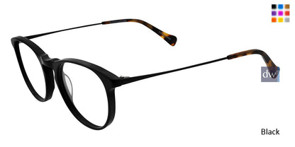 Black Lucky Brand D405 Eyeglasses.