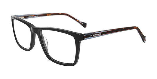 Black Lucky Brand D416 Eyeglasses.