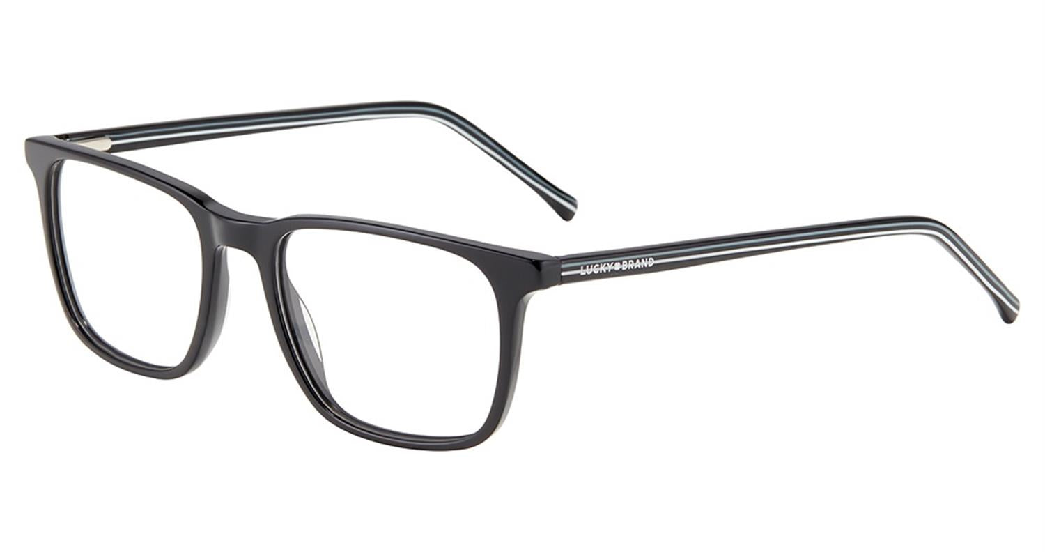 Black Lucky Brand D418 Eyeglasses.