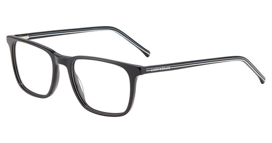 Black Lucky Brand D418 Eyeglasses.