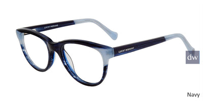 Navy Lucky Kid D711 Eyeglasses.