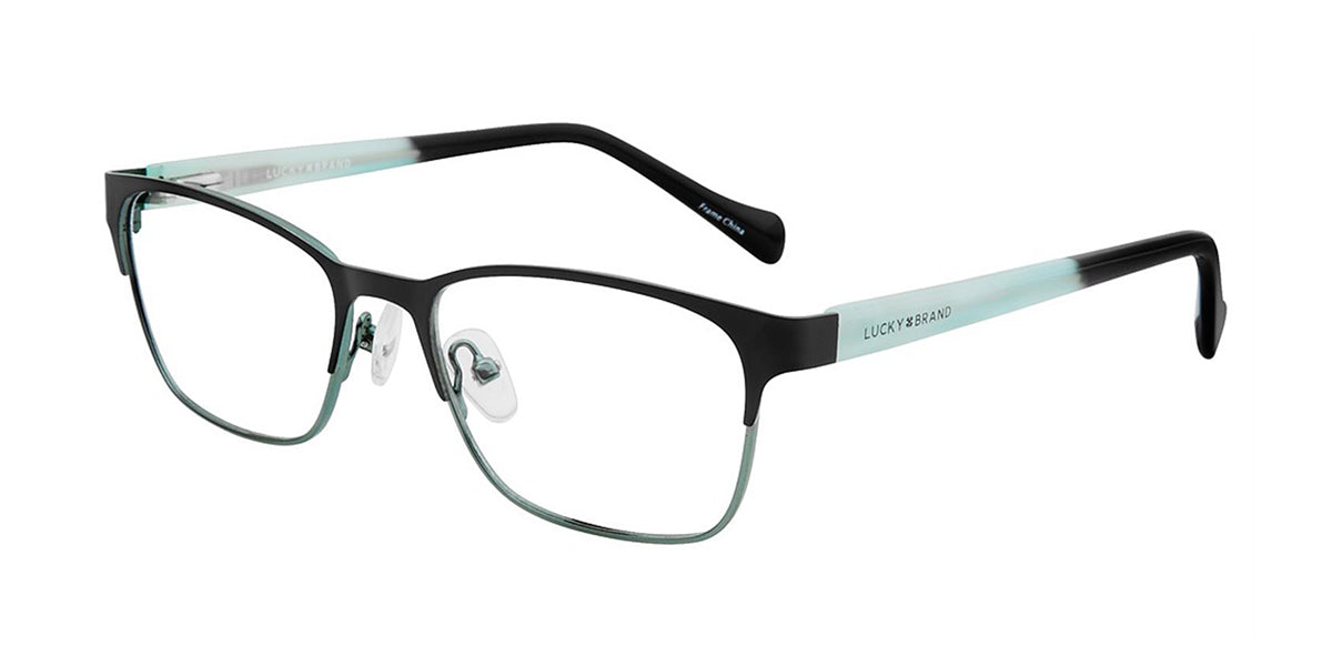 Black Lucky Kid D715 Eyeglasses - Teenager