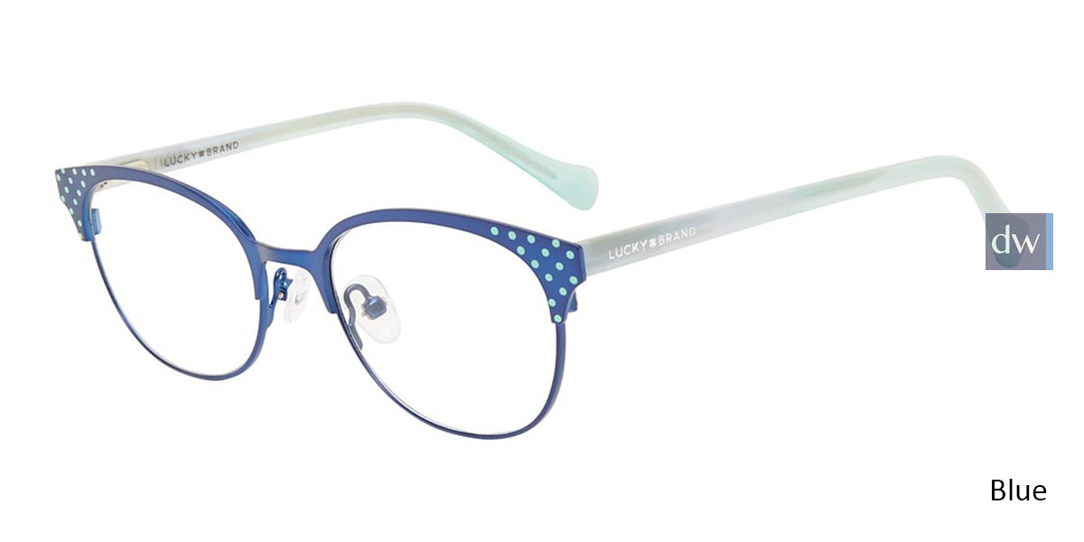 Blue Lucky Kid D718 Eyeglasses - Teenager