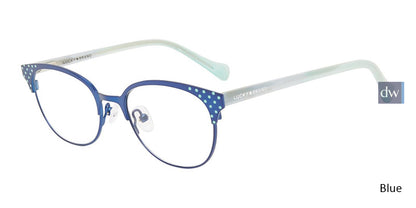 Blue Lucky Kid D718 Eyeglasses - Teenager