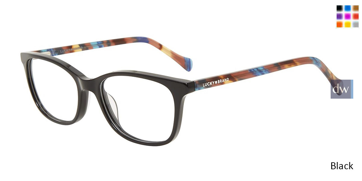 Black Lucky Kid D719 Eyeglasses.