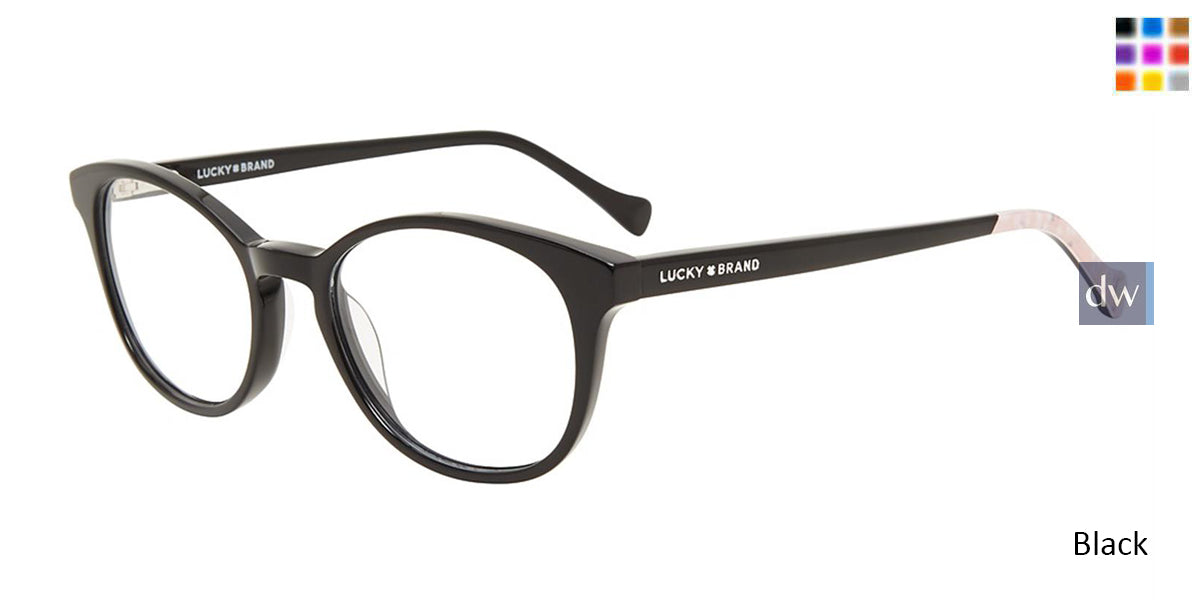 Black Lucky Kid D720 Eyeglasses.