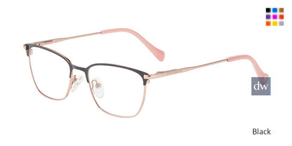 Black Lucky Kid D721 Eyeglasses - Teenager