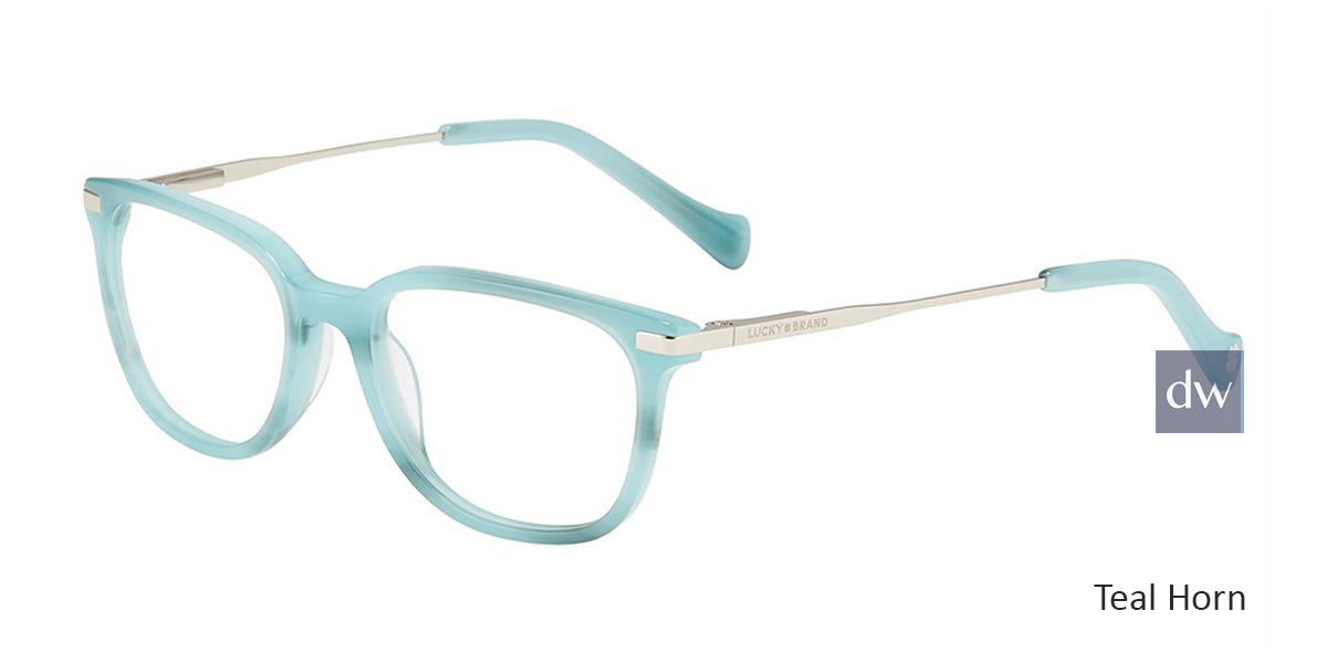 Teal Horn Lucky Kid D722 Eyeglasses - Teenager