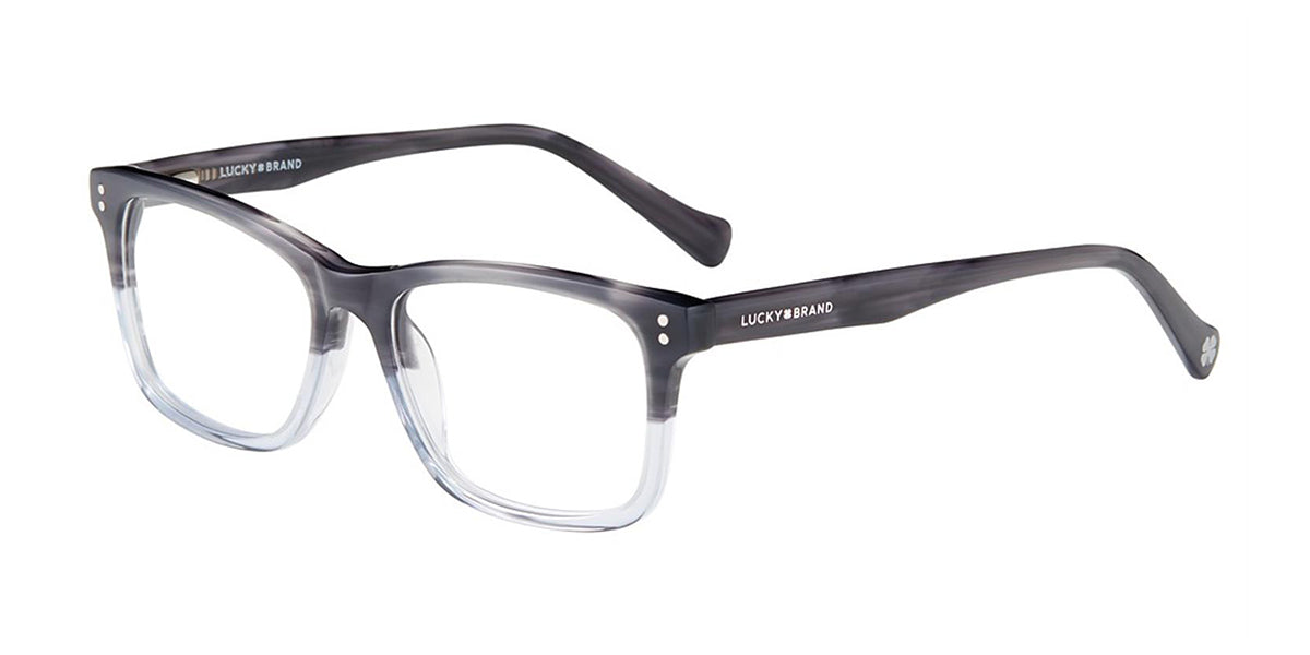 Grey Blue Lucky Kid D724 Eyeglasses - Teenager