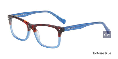 Tortoise Blue Lucky Kid D724 Eyeglasses - Teenager