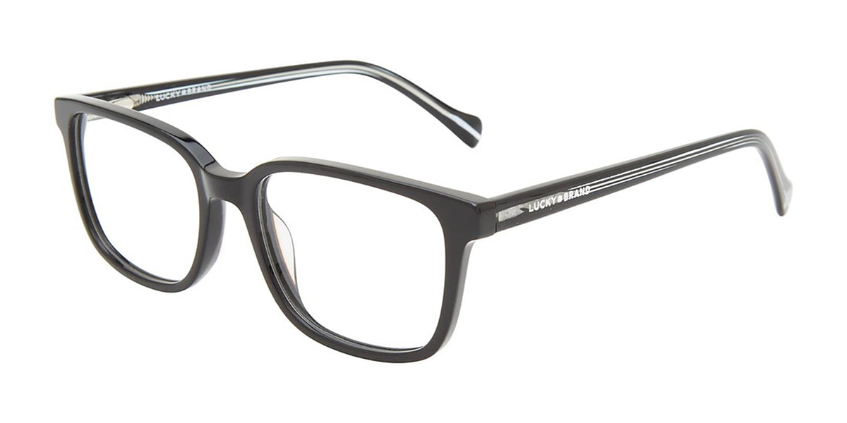 Black Lucky Kid D819 Eyeglasses - Teenager
