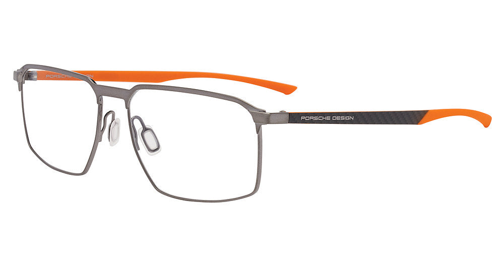 DARK GREY ORANGE PORSCHE DESIGN P8772 Eyeglasses