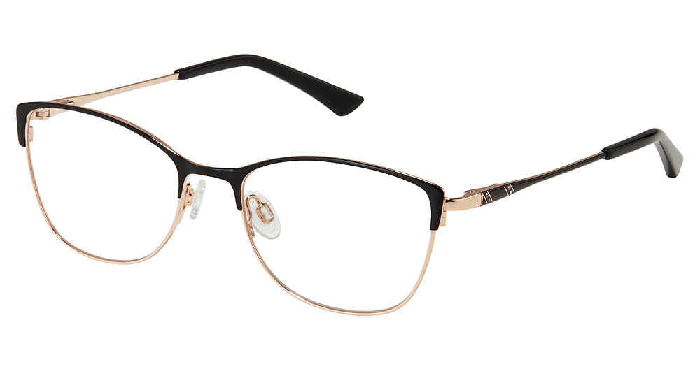 Black Rose Gold Superflex SF-587 Eyeglasses