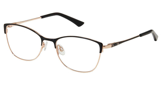 Black Rose Gold Superflex SF-587 Eyeglasses