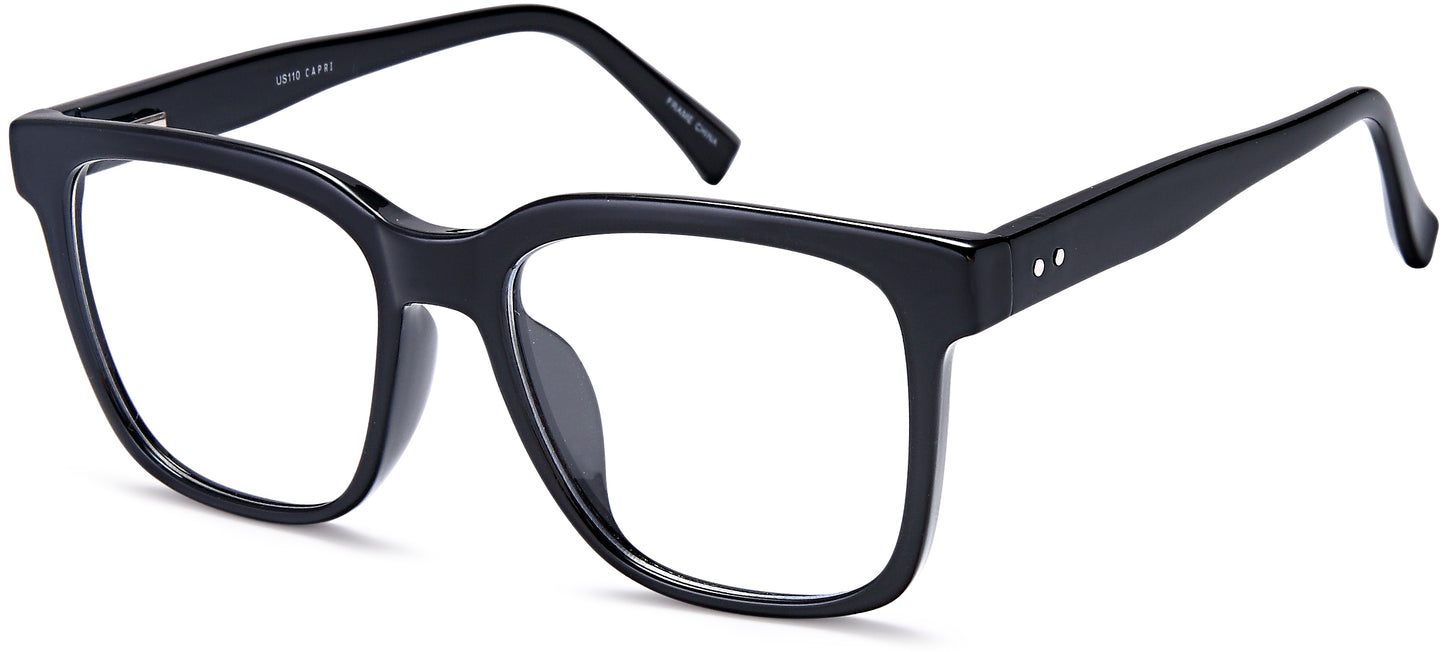 Black Capri 4 US110 Eyeglasses.