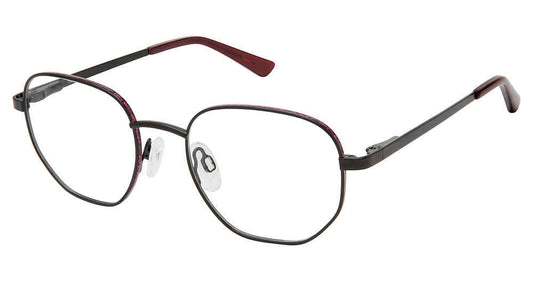 Black Fuchsia Superflex Kids SFK-248 Eyeglasses.