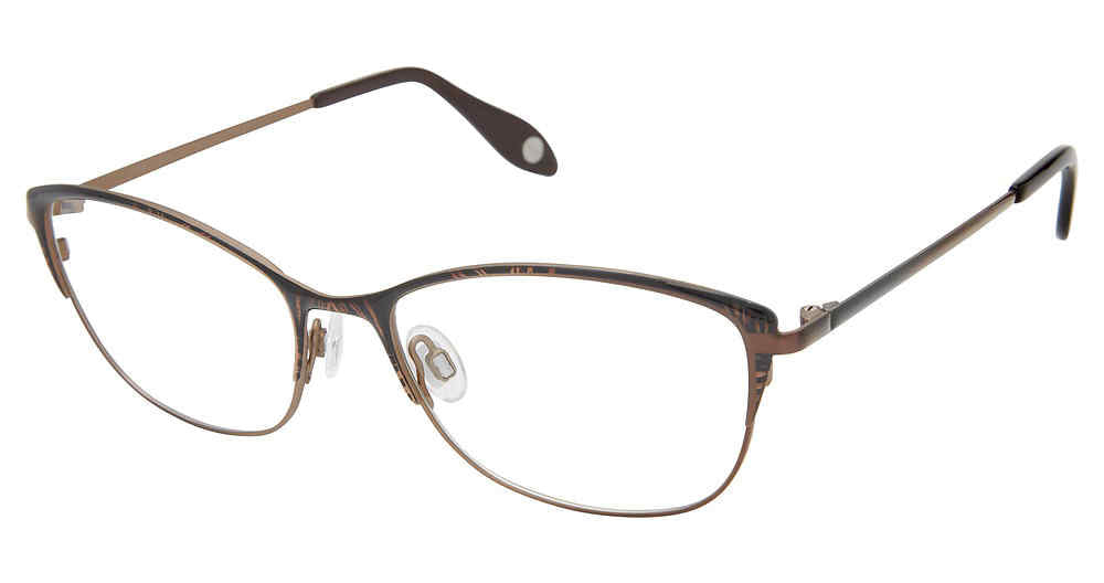 Brown Fysh 3669 Eyeglasses.
